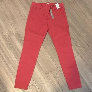 LOFT Red Skinny Pants